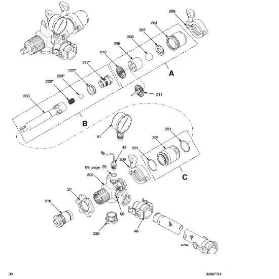 Graco 248304  Arc admisie piston bila