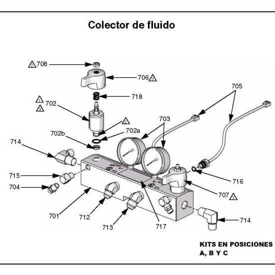 Graco 255148 Set supape